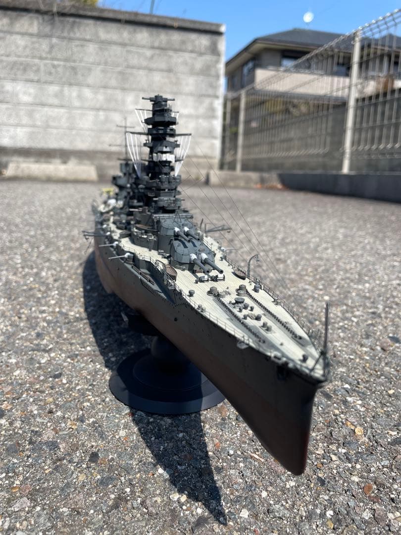 【完成塗装品】1/350フジミ戦艦 山城