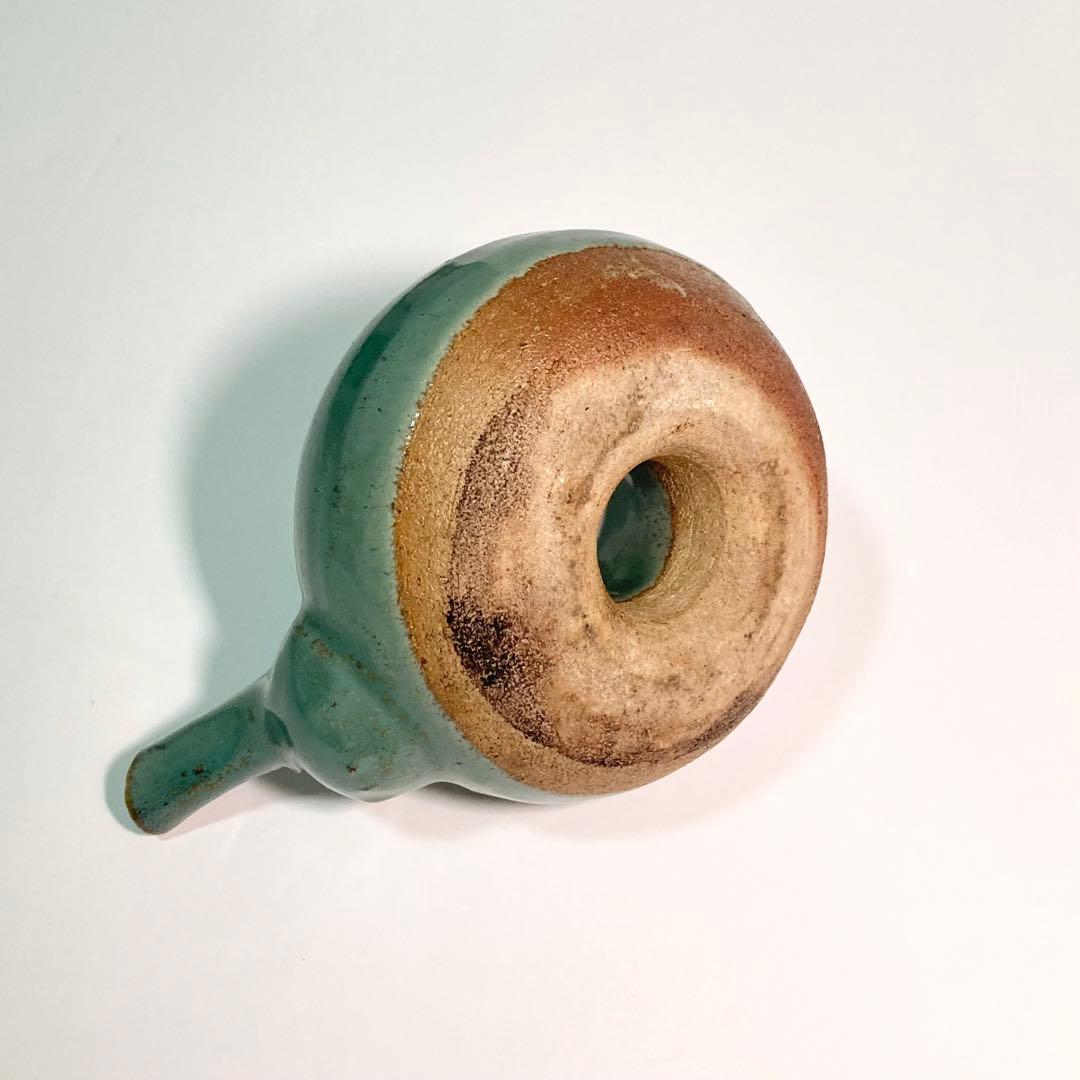 急須とドーナツのハーフ／オブジェ