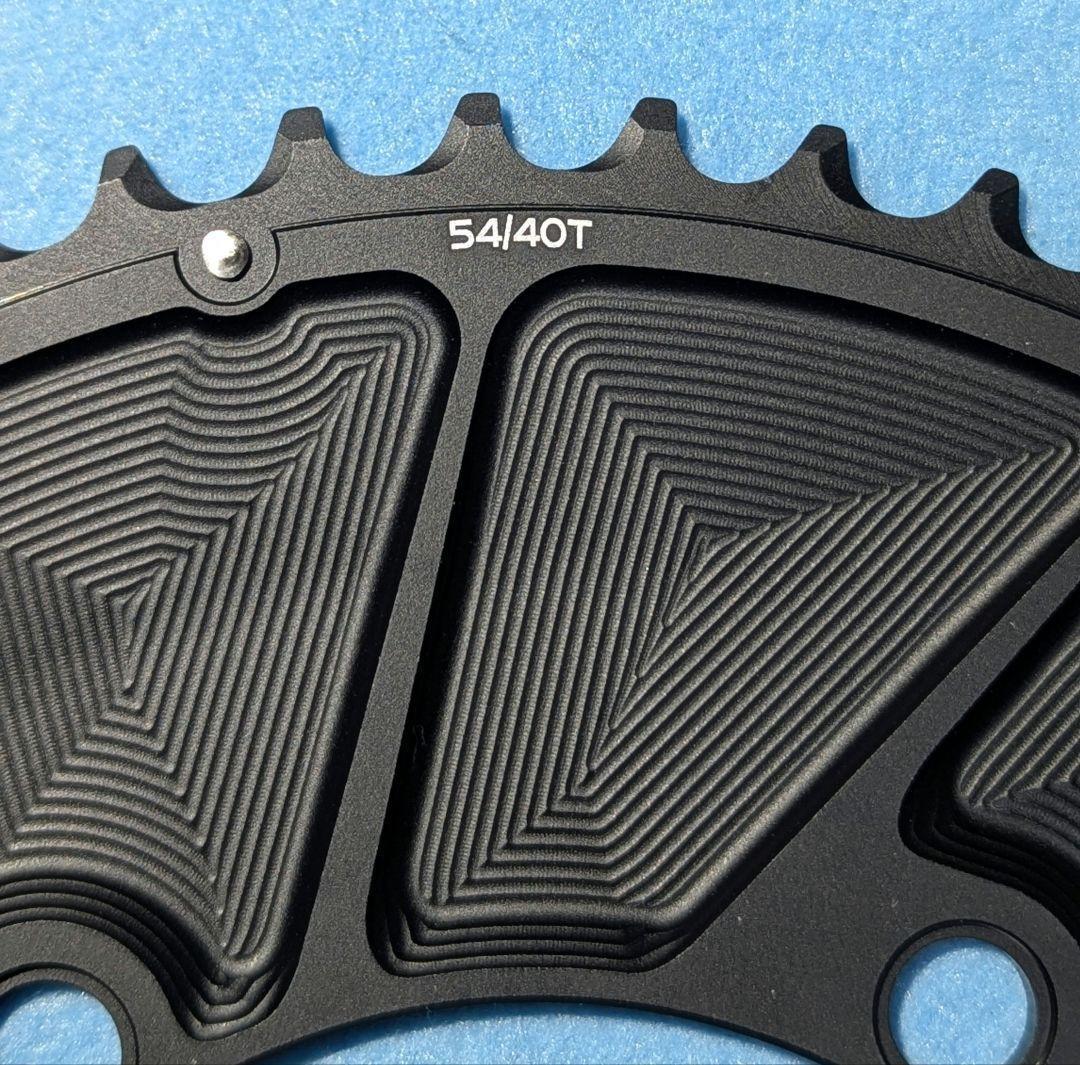 GOLDIX 11s・12s対応　チェーンリング 54T/40T 取付ボルト付属