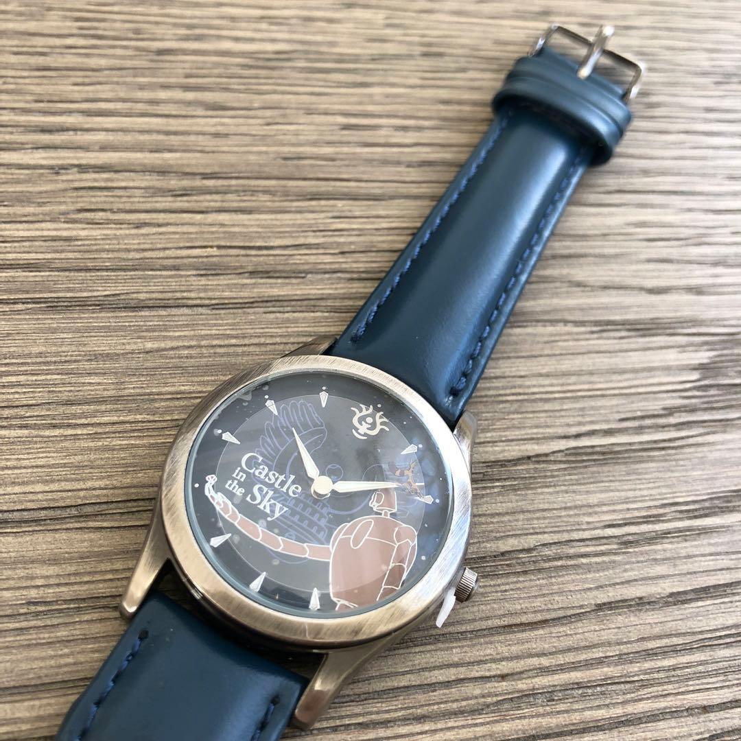 【希少 未使用】スタジオジブリ 天空の城ラピュタ クォーツ 回転 腕時計 限定