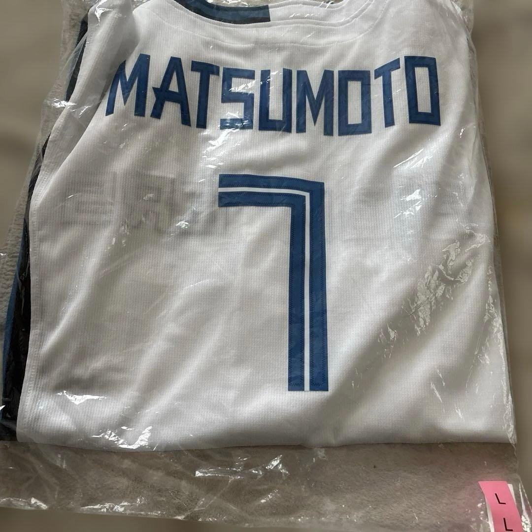 北海道日本ハムファイターズ　松本剛選手　ユニフォーム　Lサイズ