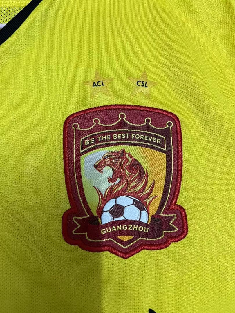 【★マッチウォーン★支給品】2018広州恒大CSLAway#7アラン選手