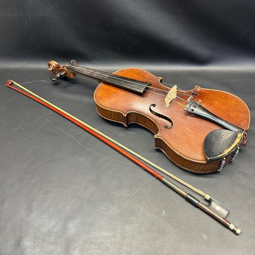 ♡※後左1012 バイオリン 弓付き ハードケースセット ジャンク