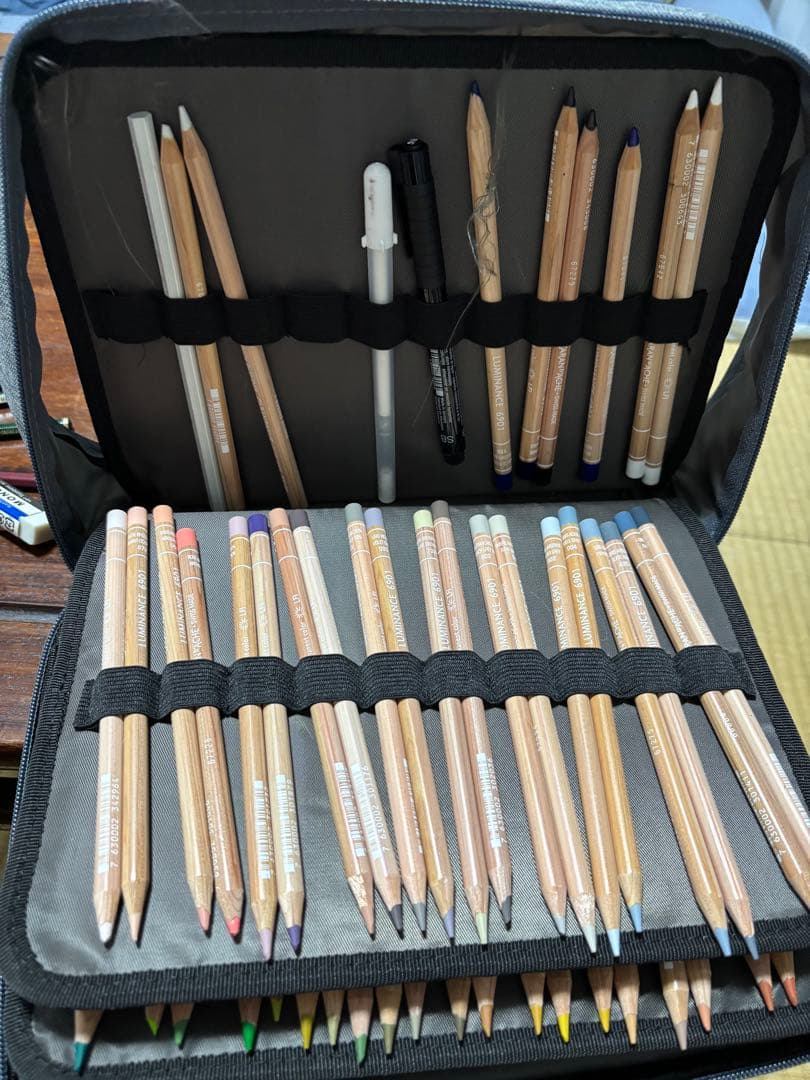 カランダッシュルミナンス油性色鉛筆100本＋おまけ