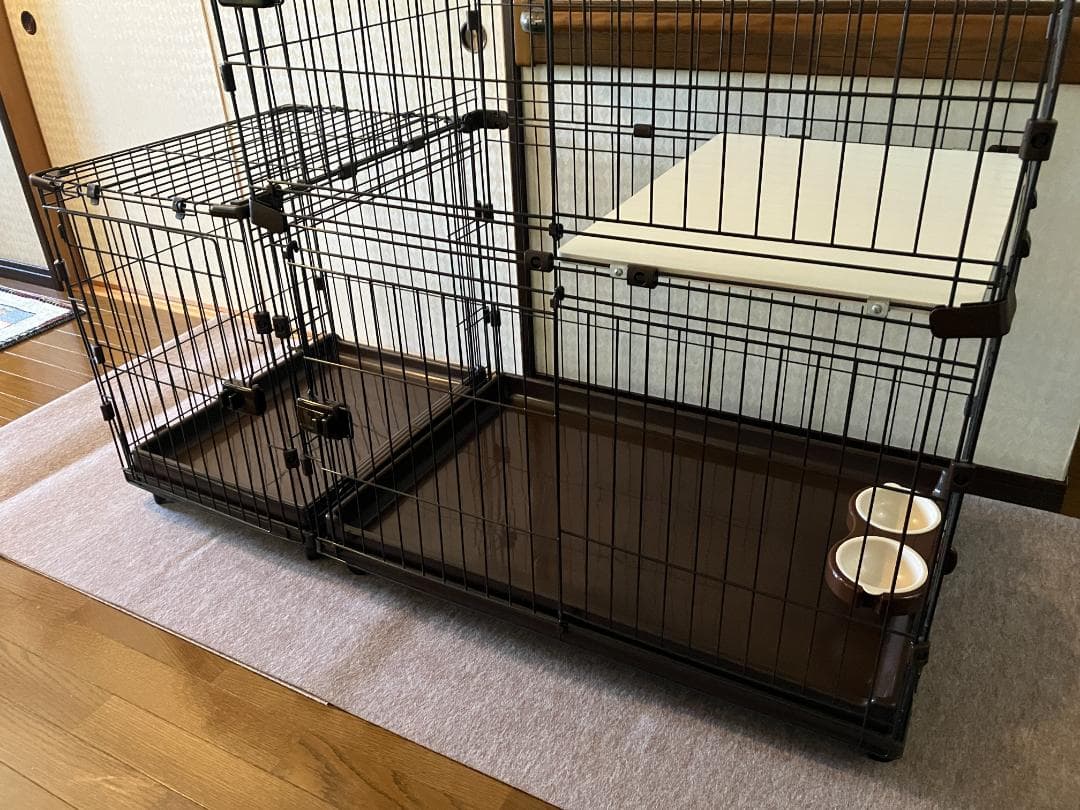 【手渡し限定】アイリスオーヤマ　コンビネーションサークル　猫用ケージ