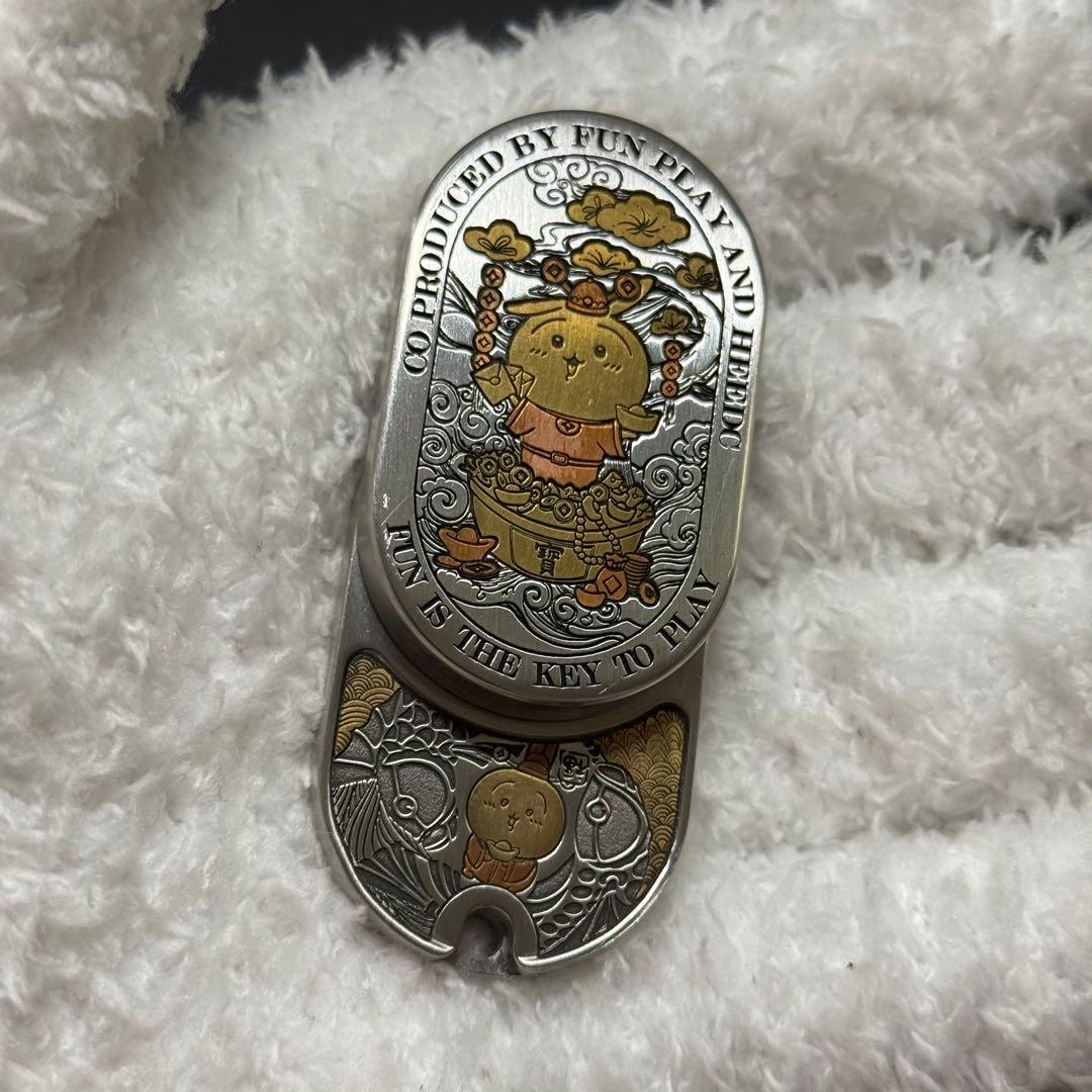 「正規品」HE EDC フィジェットトイ SS製 　真鍮彫刻 限定　絶版