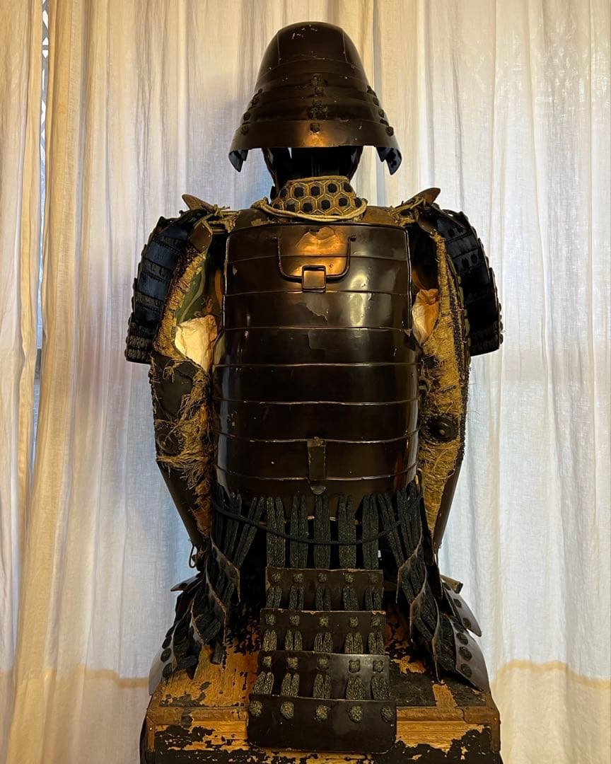 【本歌】江戸初期 日本 甲冑 （等身大）鎧 一式『在銘あり』