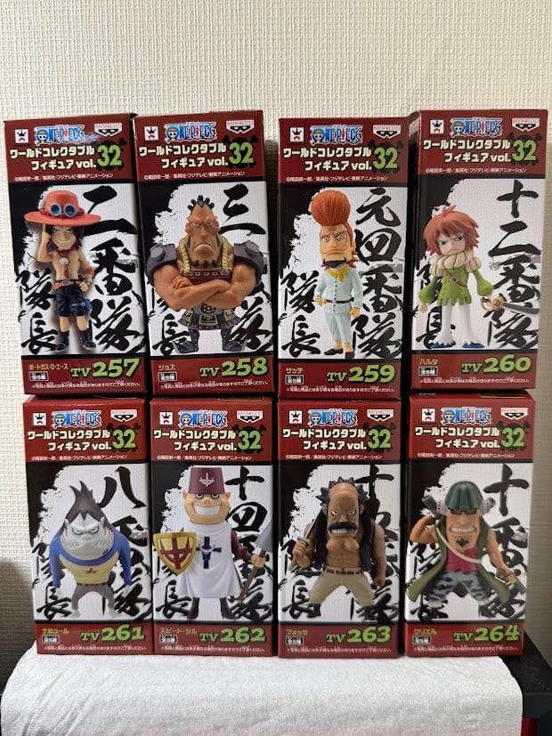 ワンピース　ワールドコレクタブルフィギュア 白ひげ海賊団 コンプ 17体セット