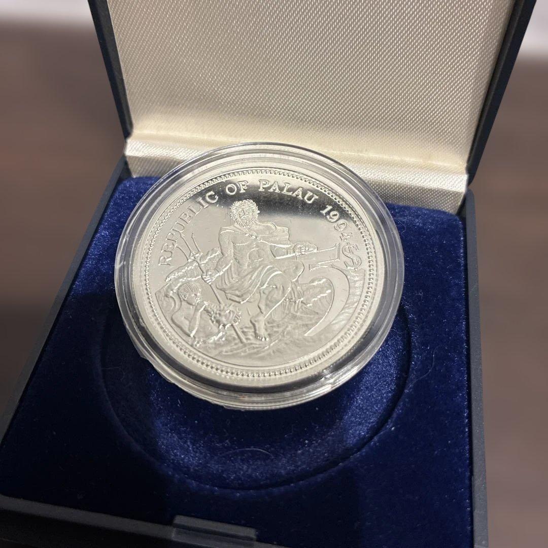 パラオ 1994年 記念硬貨 海洋生物　5$
