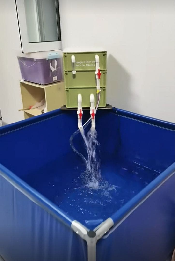 25W水中ポンプ付き水槽池用万能ろ過フィルター 外部式飼育濾過装置器アクアリウム