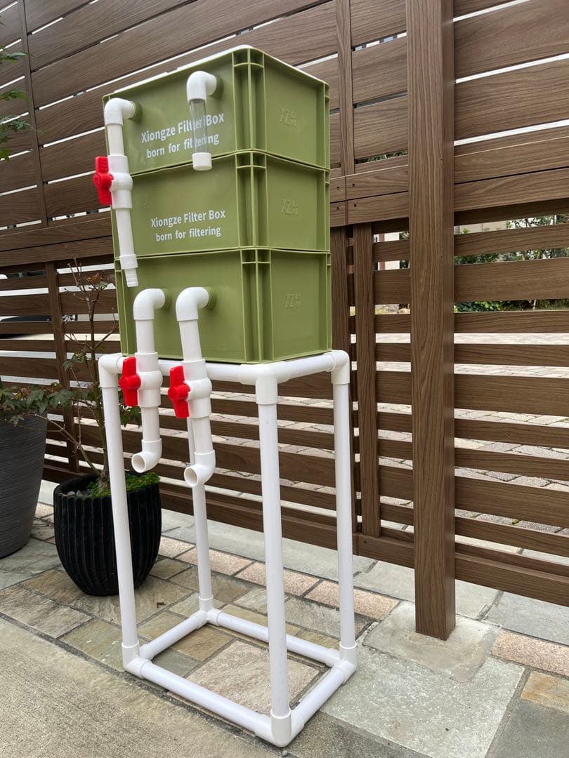 25W水中ポンプ付き水槽池用万能ろ過フィルター 外部式飼育濾過装置器アクアリウム