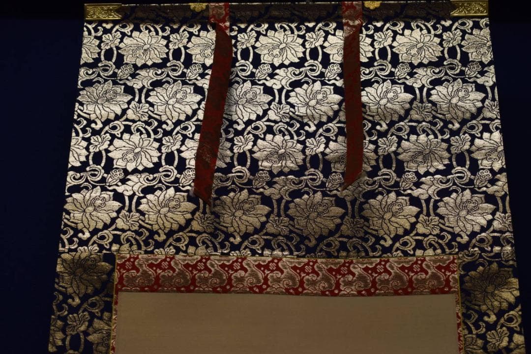 真作/福田素仙/十三佛図/人物図/布袋屋掛軸HK-30