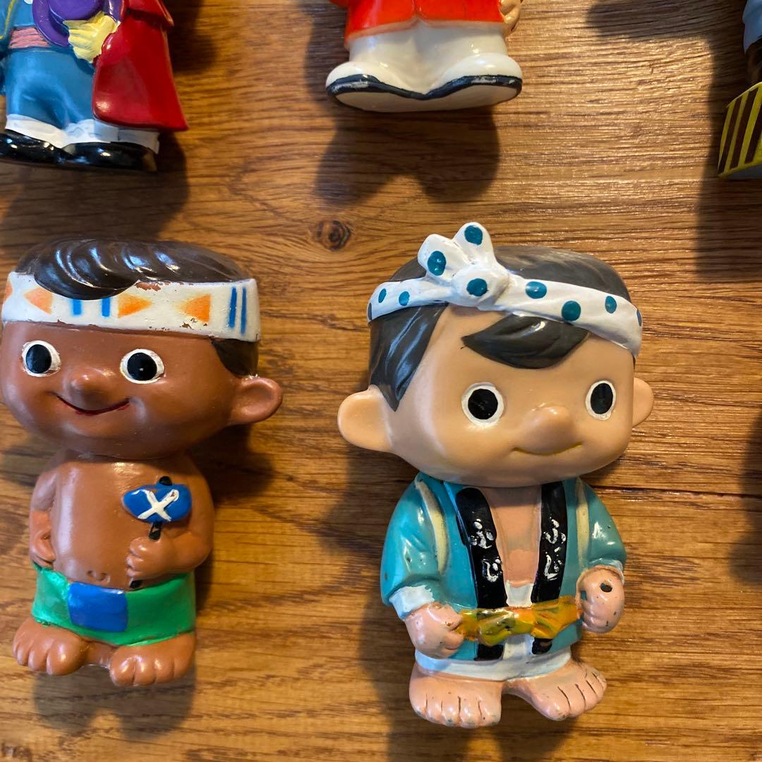 富士銀行　ぼくちゃん　貯金箱　12体