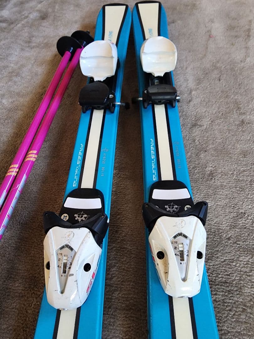 NISHIZAWA 108ジュニアカービンクスキーセット☆ブーツ21☆ストック付