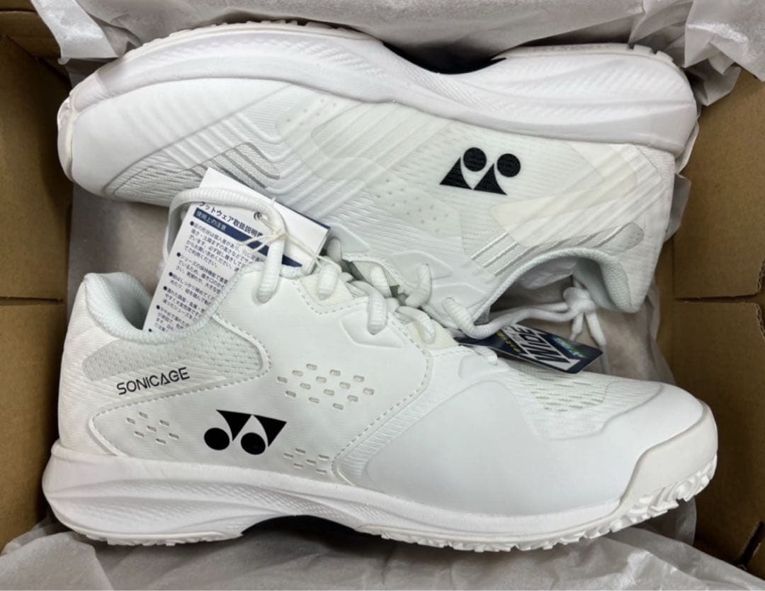 YONEXテニスシューズ クレー・砂入人工芝用 4E wide 011 23.5