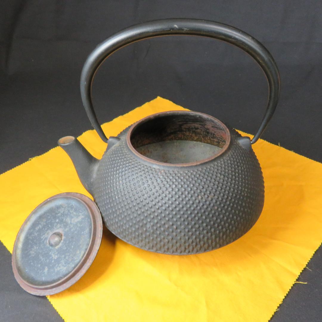 鉄瓶 池永 南部鉄器 錆 茶道具 囲炉裏 炉端 キャンプ
