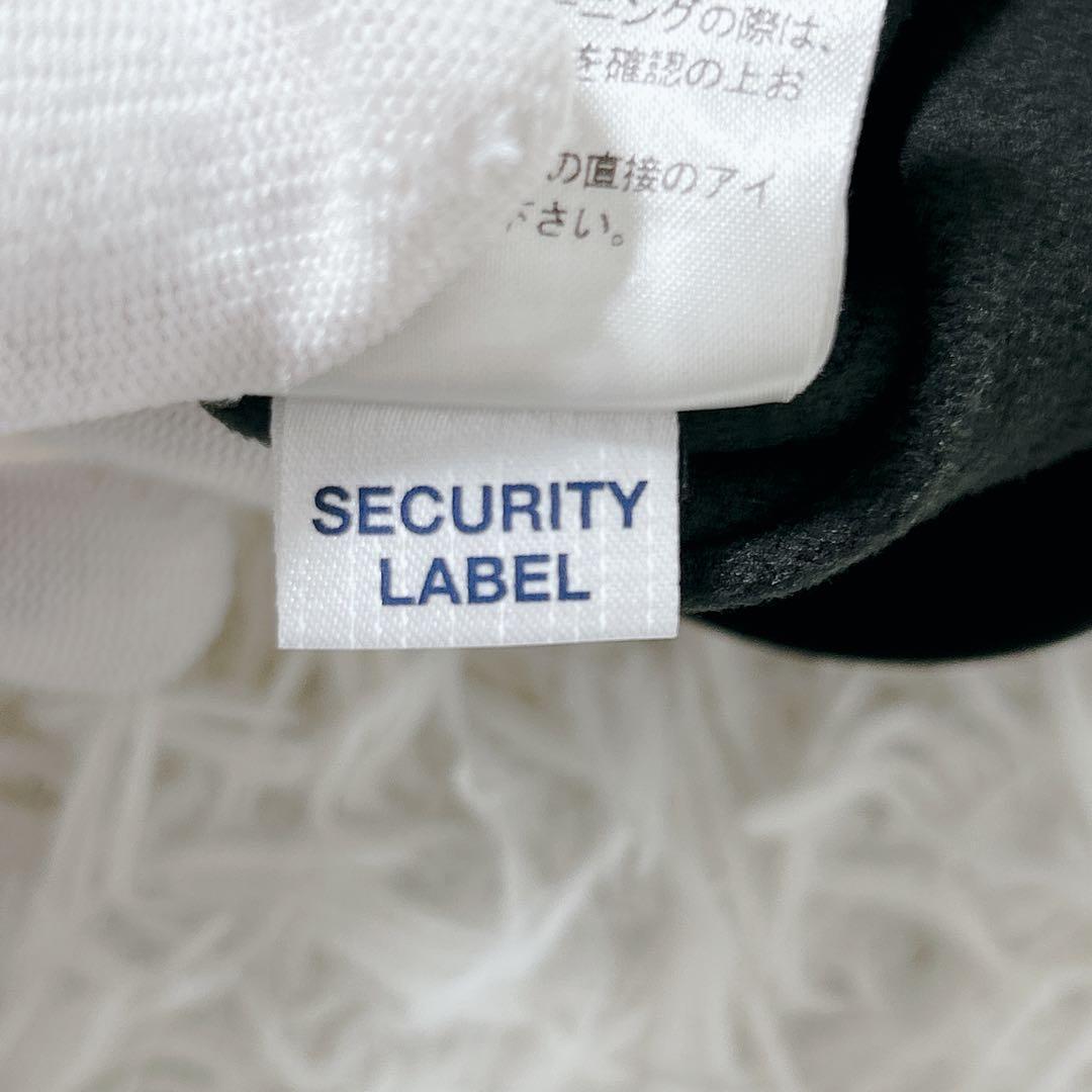 マーク&ロナ ハーフジップ プルオーバー ロゴ 44 黒　スカル ブラック