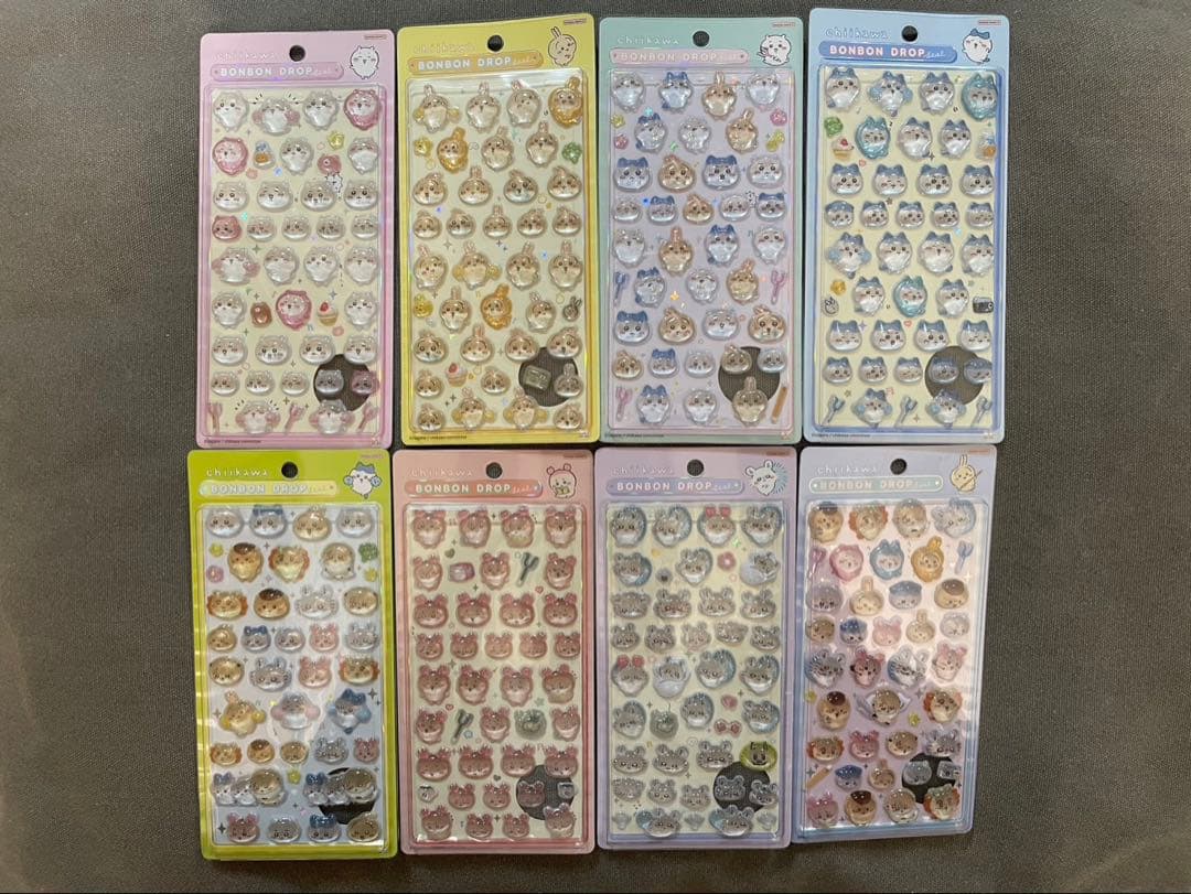 【正規品】ちいかわBONBON DROP シール8枚セット