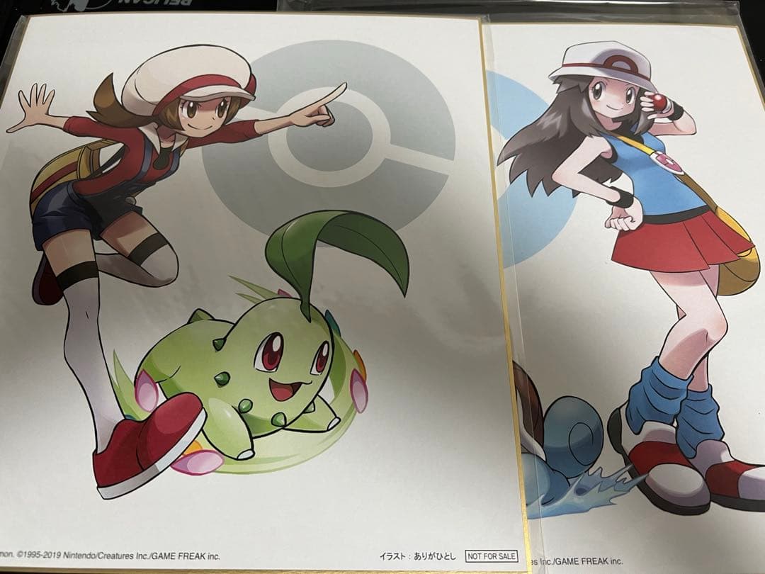 ポケットモンスター 色紙 11枚セット フィギュア 購入特典 Pokemon