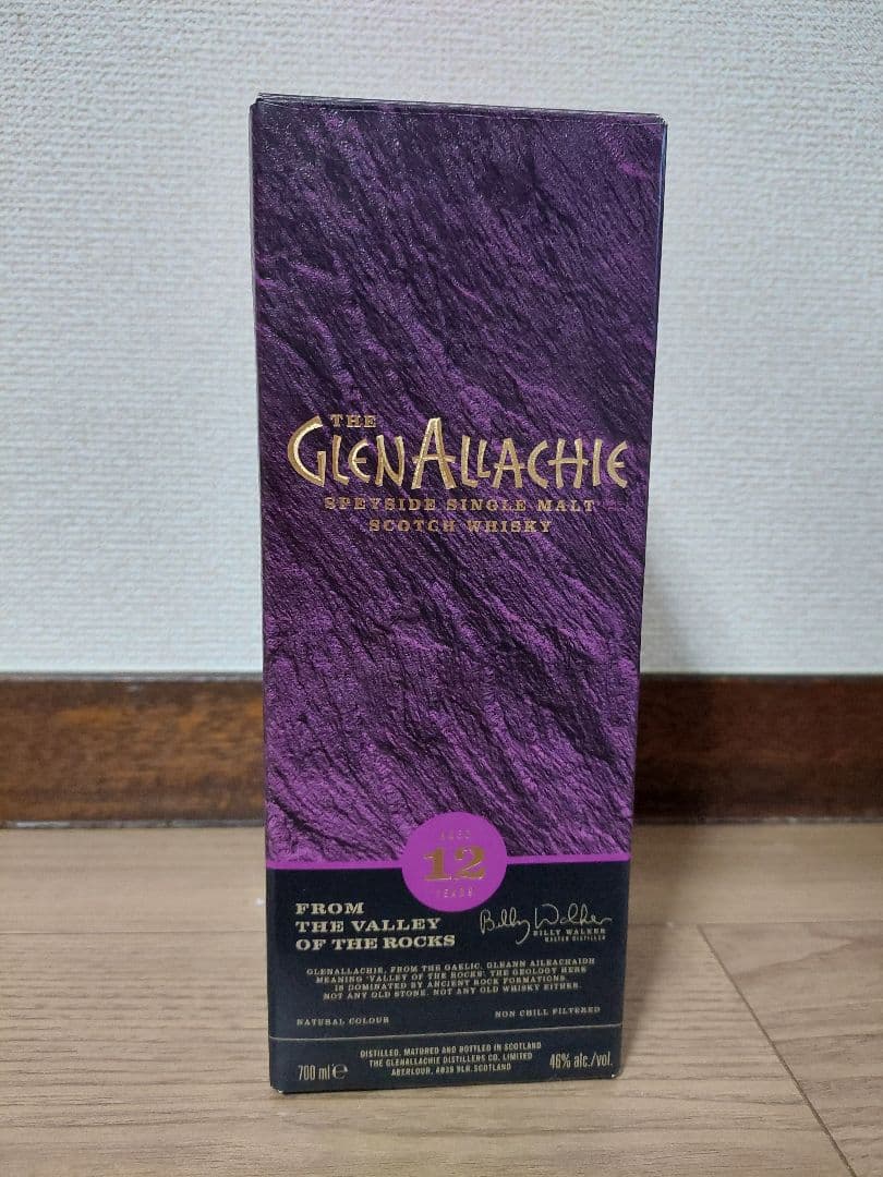 旧ボトル　グレンアラヒー 12年 46度 700m (2021年購入)