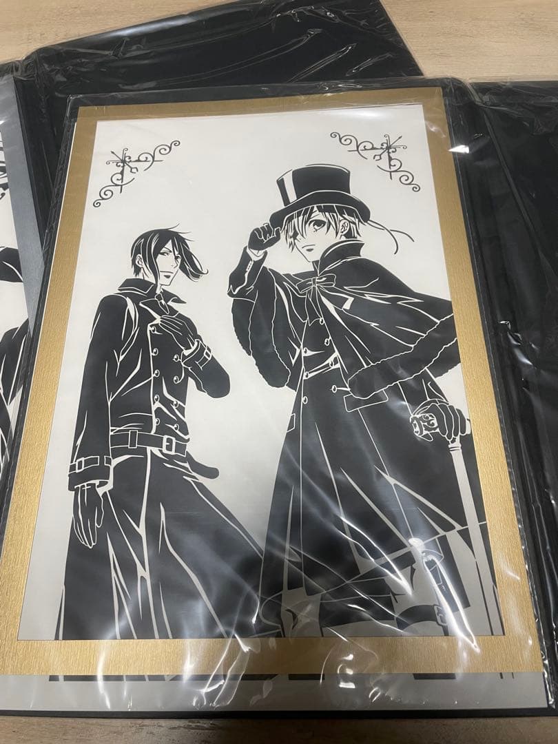 美品 希少 黒執事 Book of the Atlantic 伽羅切絵 2点