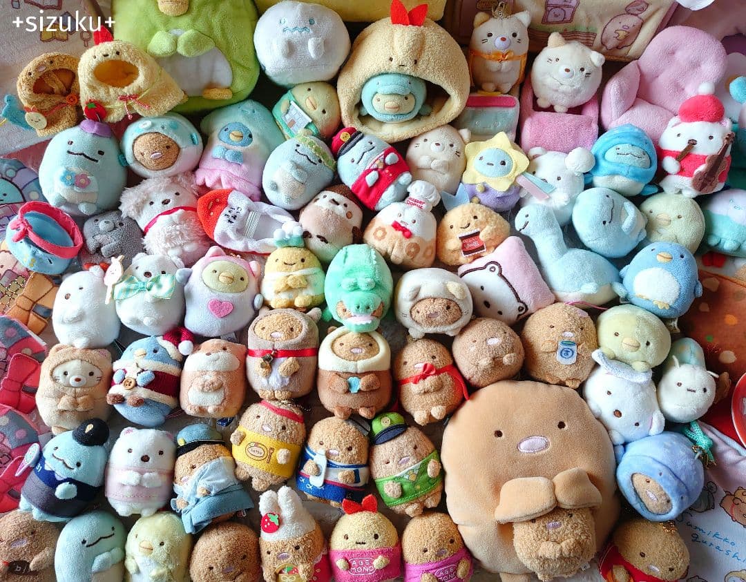 【豪華115点】すみっコぐらし ハウス 家具 てのりぬいぐるみ 色々 まとめ売り