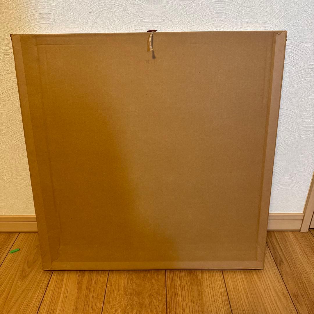 リトグラフ 女性像 金色フレーム付き