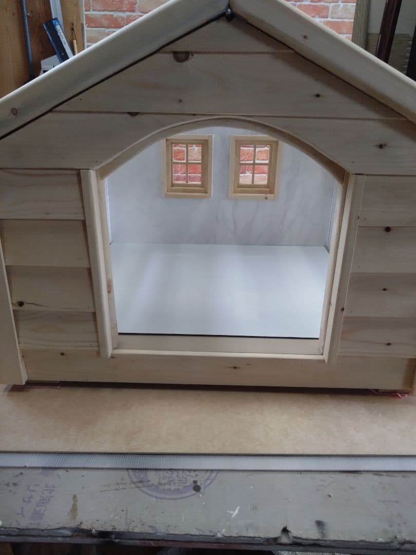 職人手作り 木製ペットハウス「Kenno」初号機　小型犬・猫用／室内用／特典付