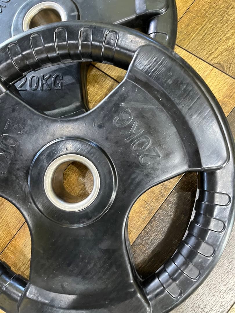 Φ 50mm ラバープレート 20kg 4枚 計80kg SET