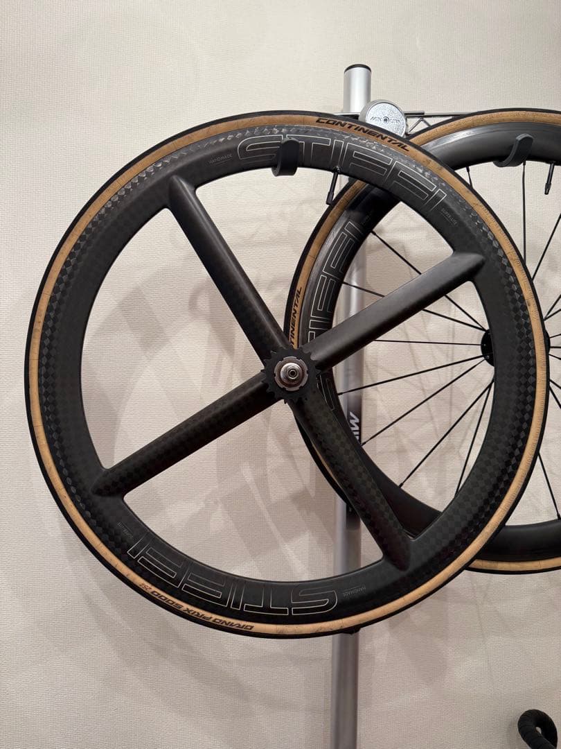 前後セット　STIFFI 50SL TRACK カーボン　ピストホイール　超軽量