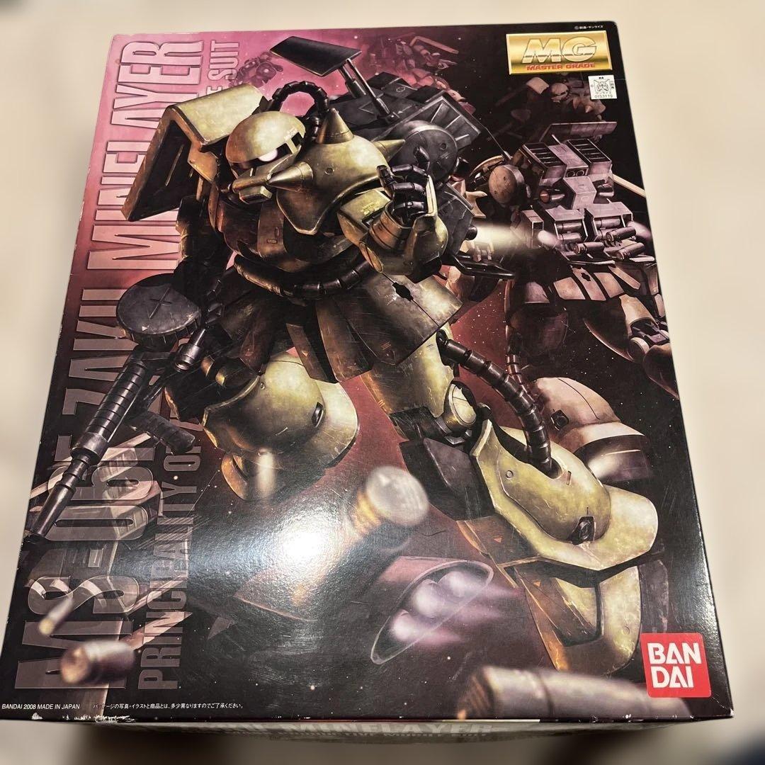 バンダイ MG 1/100 MS-06F ザクマインレイヤー　ジャンク　制作途中