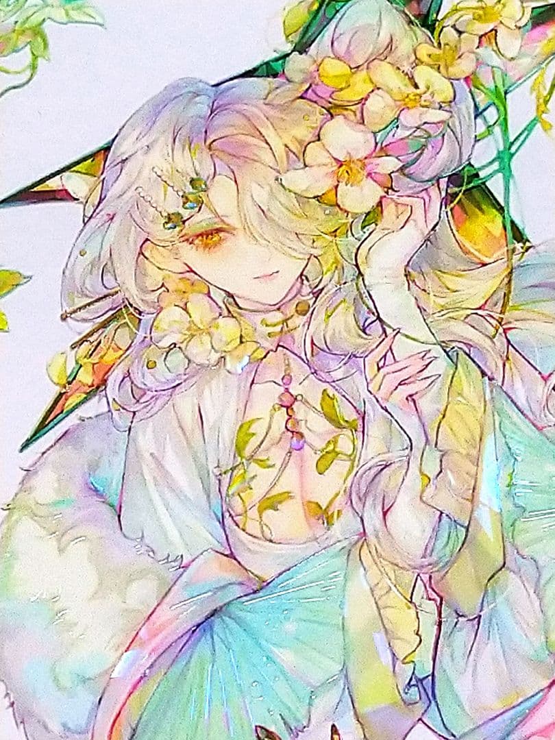 J1041＃千秋岁(贝壳光)xx studio切り売り海外人物マステ女の子