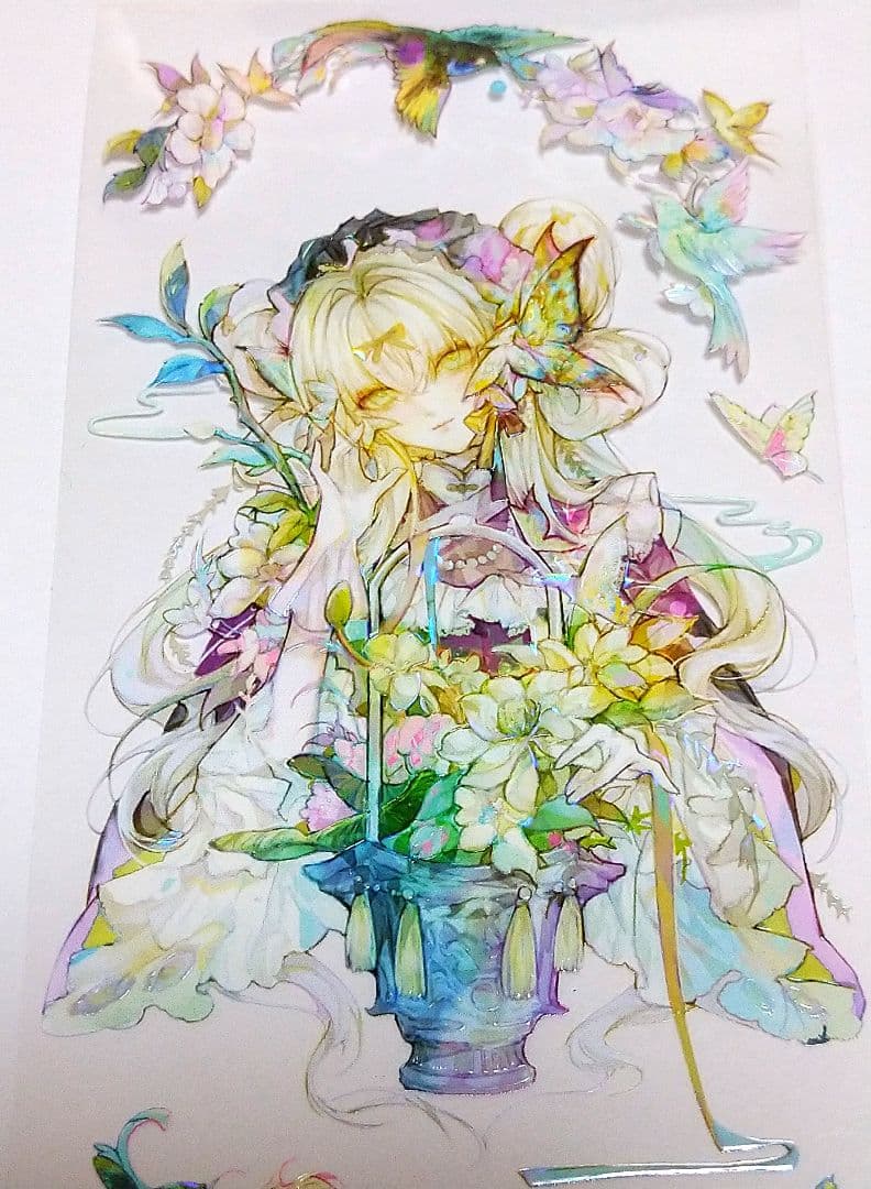 J1041＃千秋岁(贝壳光)xx studio切り売り海外人物マステ女の子