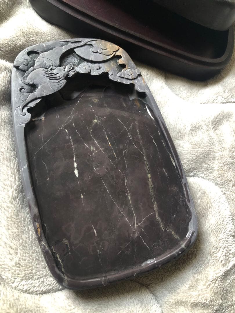 すずり 端溪硯 老坑水岩 大西洞 金綫 金皮 書道用品 端渓硯 文房四寶