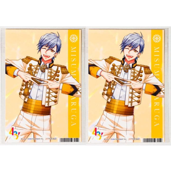 新品★A3★夏組【斑鳩三角】オンリーショップ★キラキラカード★特典★ブロマイド