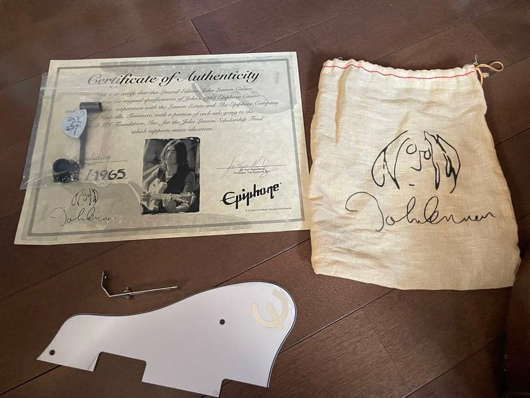 認定書付き　限定1965 ジョンレノン　エピフォンカジノ CASINO レボカジ