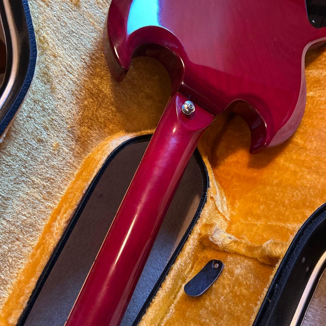 ジャパンビンテージMorris SGエレキギター オリジナルハードケース付き