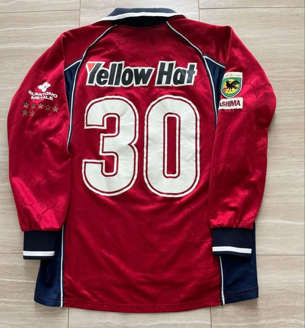 鹿島アントラーズ　2001 ユニフォーム　鈴木隆行