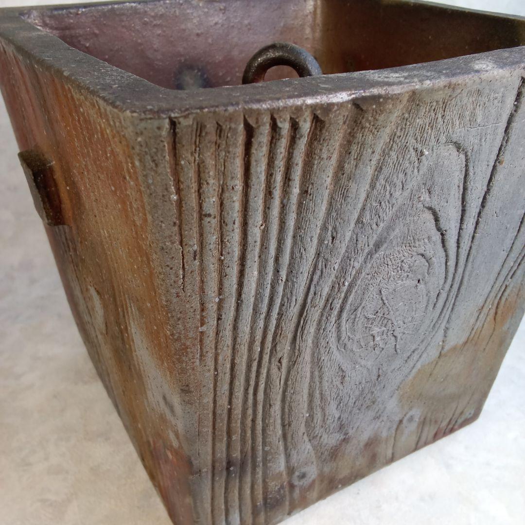 備前焼作家・小山一草【備前　釣瓶花入】