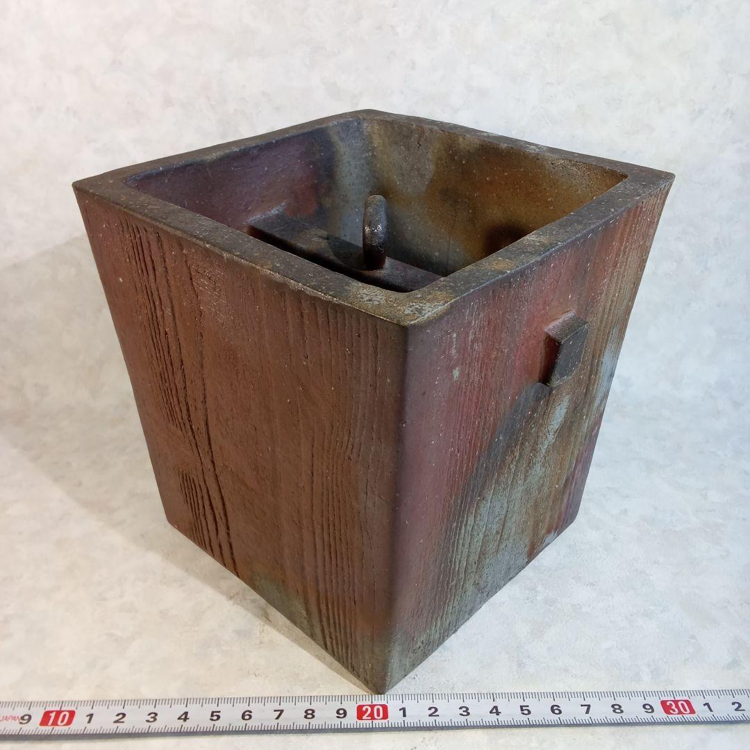 備前焼作家・小山一草【備前　釣瓶花入】