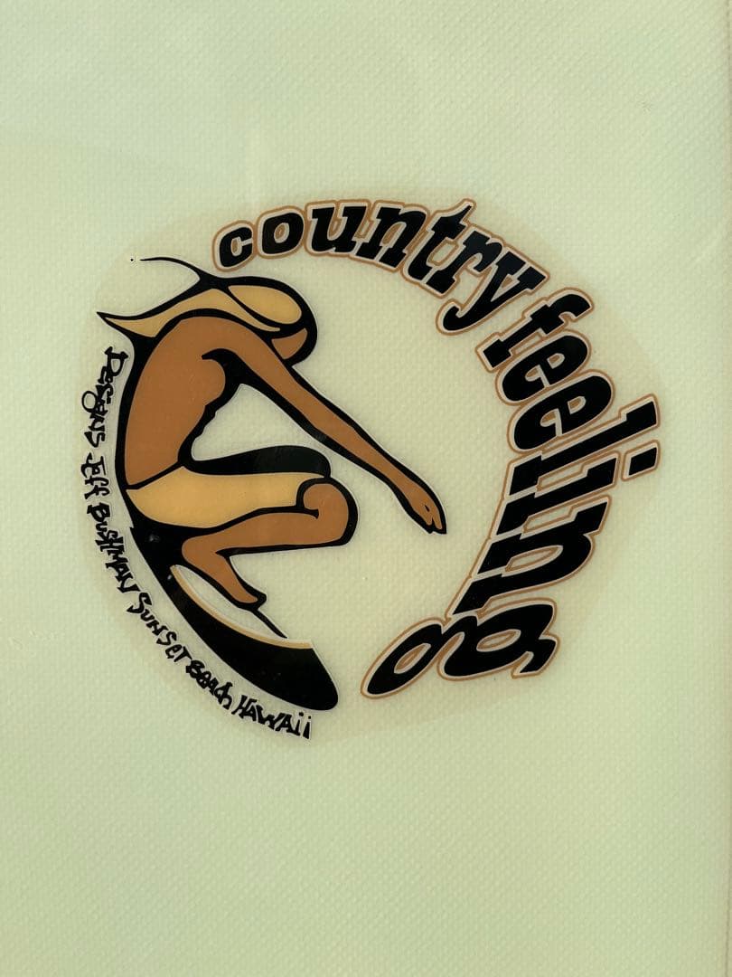 値下げ　【JEFF BUSH MAN】サーフボード　シングルフィン　手渡し限定