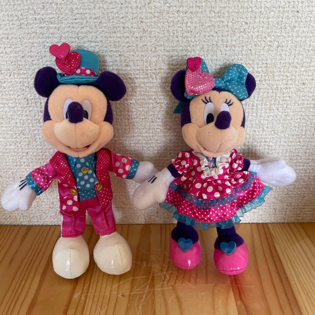 ミッキー ミニー ぬいばセット