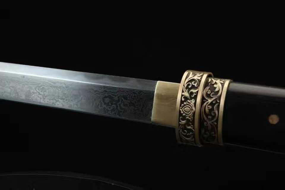 【素影唐刀】古兵器 武具 刀装具 日本刀　模造刀 居合刀 武士道 鑑賞用 美術刀