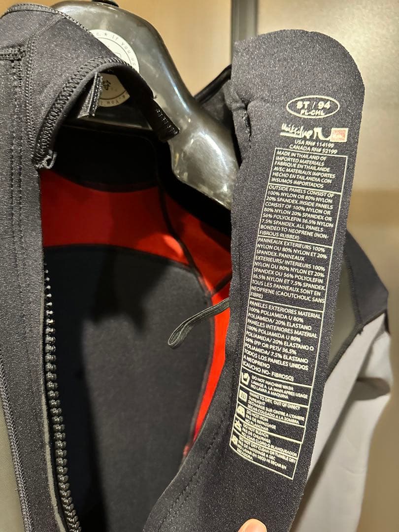 クイックシルバー ウェット サーフィン おそらく3mm