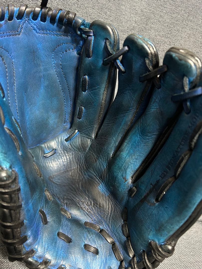 NIKE 一般軟式用 岩隈モデル 改 「山本由伸」風 なんちゃってグラブ ①