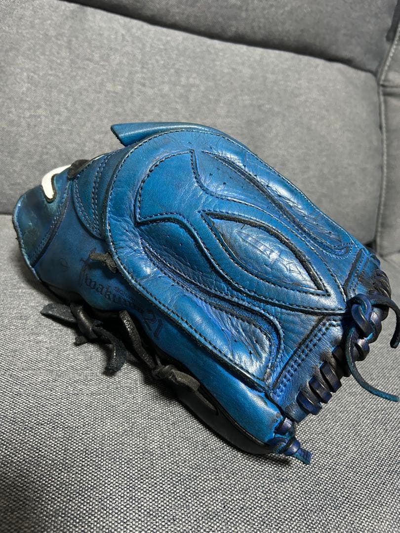 NIKE 一般軟式用 岩隈モデル 改 「山本由伸」風 なんちゃってグラブ ①