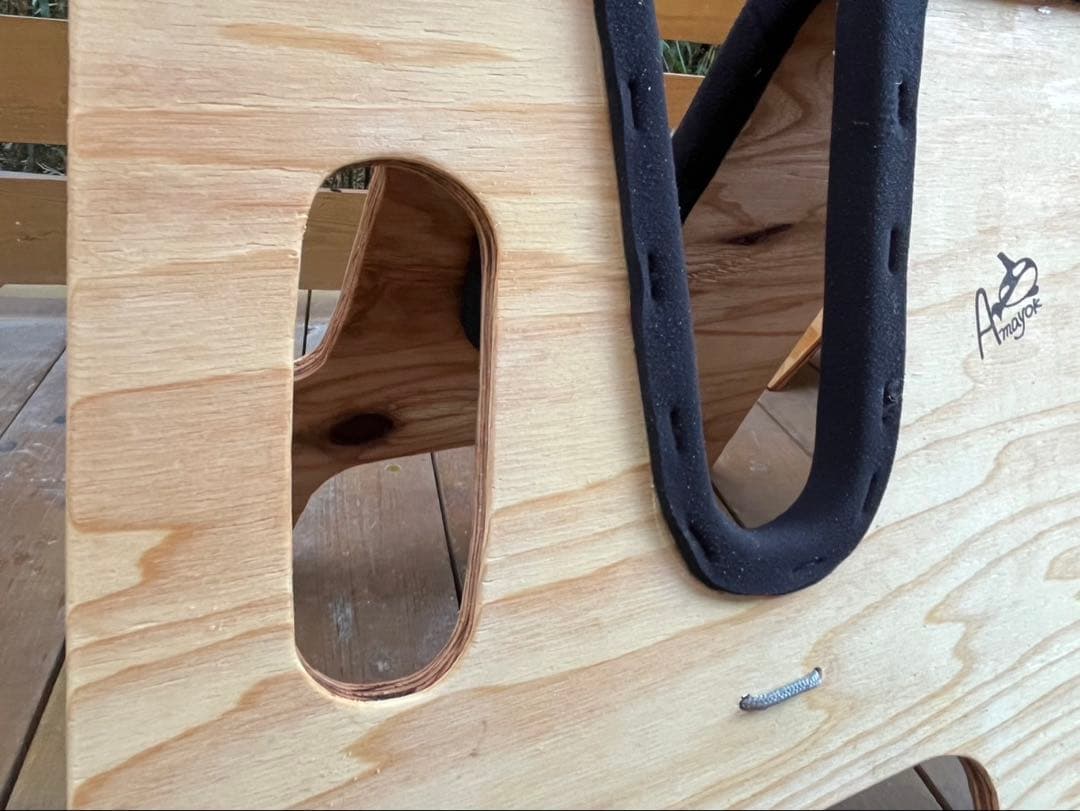 【オリジナル】サーフボードスタンド　木製　ロングボード