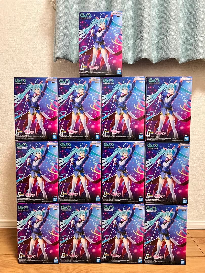 初音ミク ガンダム45周年×初音ミク フィギュア　13個セット①