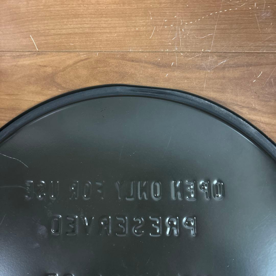 美品　米軍　実物　ペール缶　ドラム缶　ODグリーン　送料無料