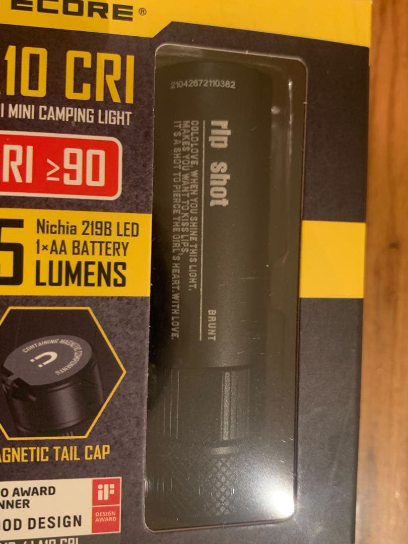 BRUNTベルクロワッペン白黒セット　別注rip shot ランタン